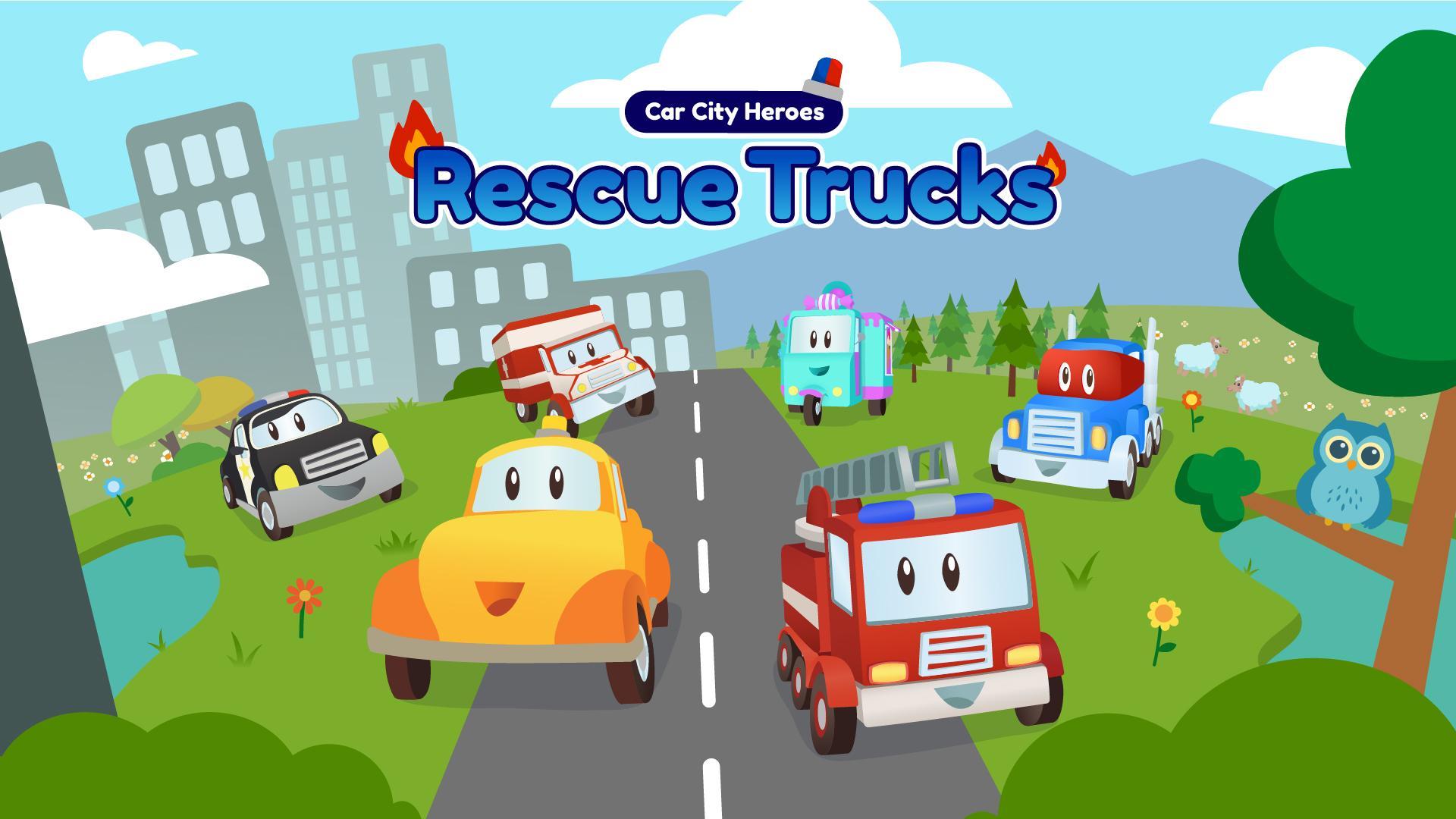 Скачать Car City Heroes: Rescue Trucks на ПК | Официальный представитель  GameLoop