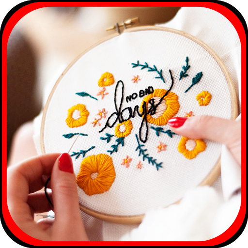 Course learn to embroider. Easy embroidery