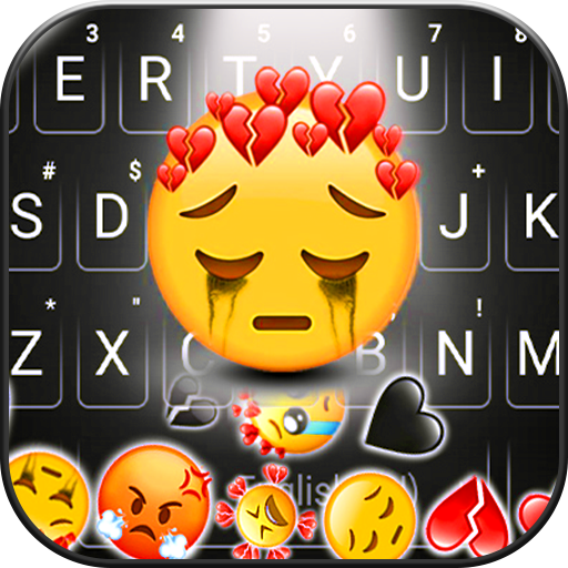 Sad Emojis Gravity keyboard