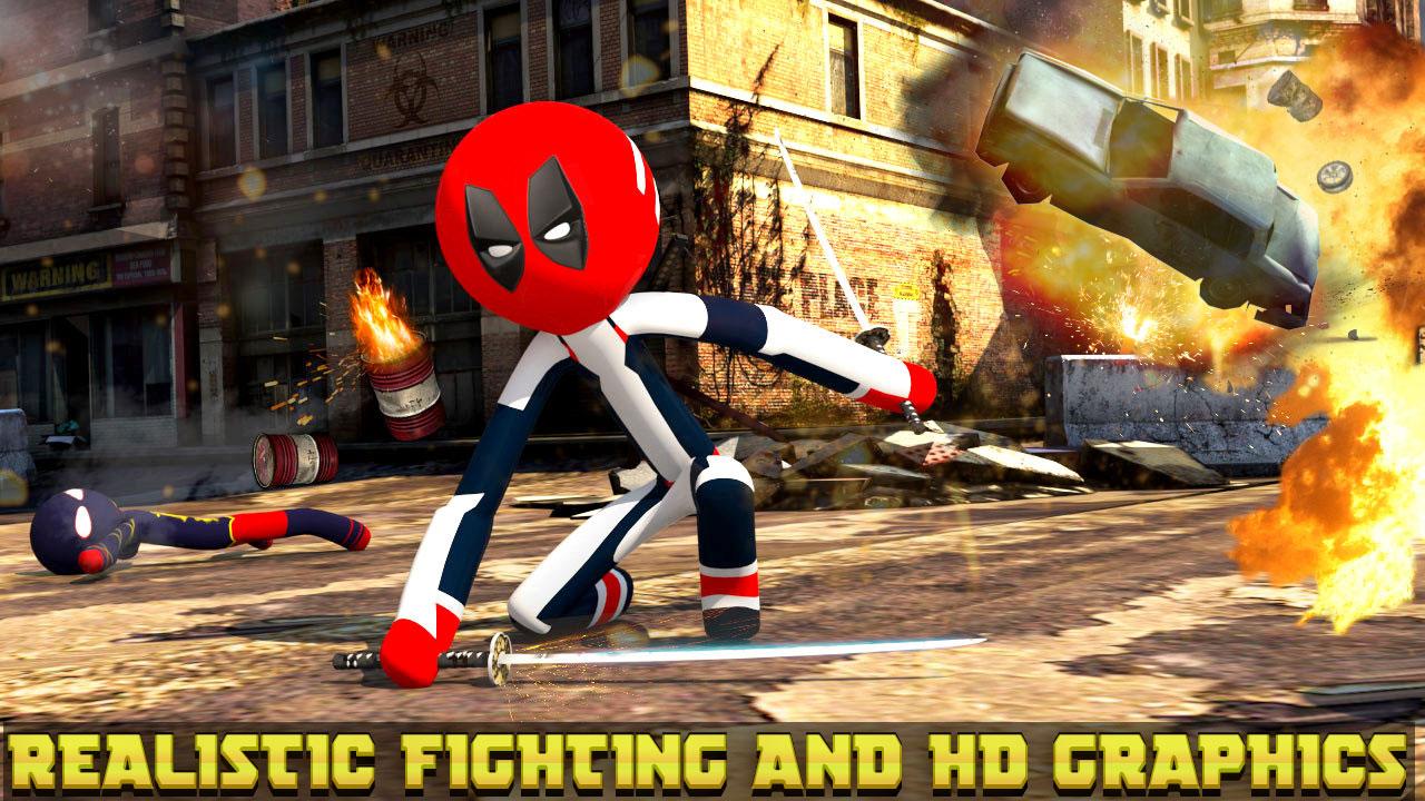 Скачать Super Stickman Rope Hero Fight на ПК | Официальный представитель  GameLoop