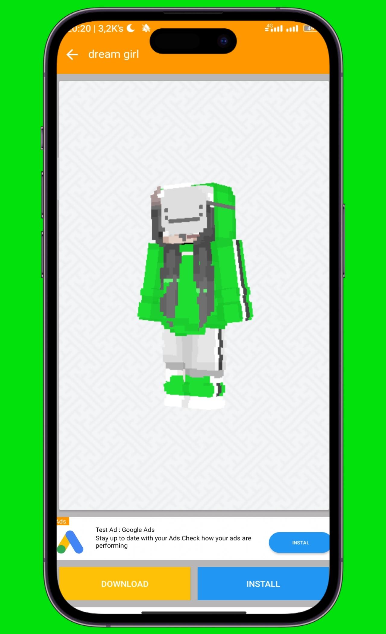 Скачать Dream Skin for Minecraft PE на ПК | Официальный представитель  GameLoop