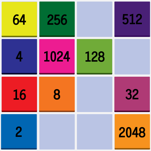 2048 puzzle ditambah 4096,1024