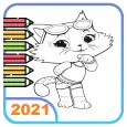 Kartun Mewarnai 44 Kucing Keren 2021
