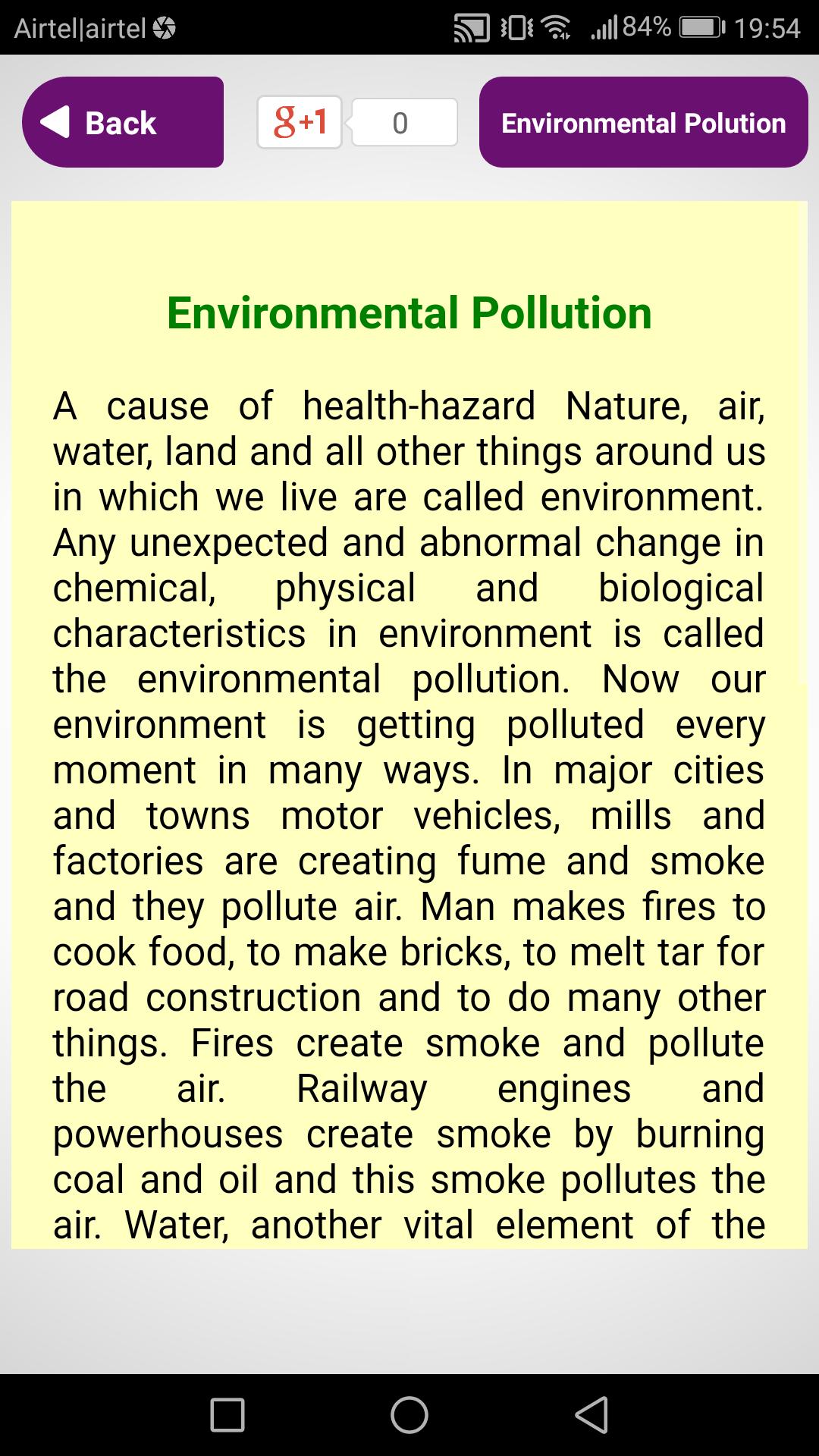 Environment Pollution Paragraph For Hsc
