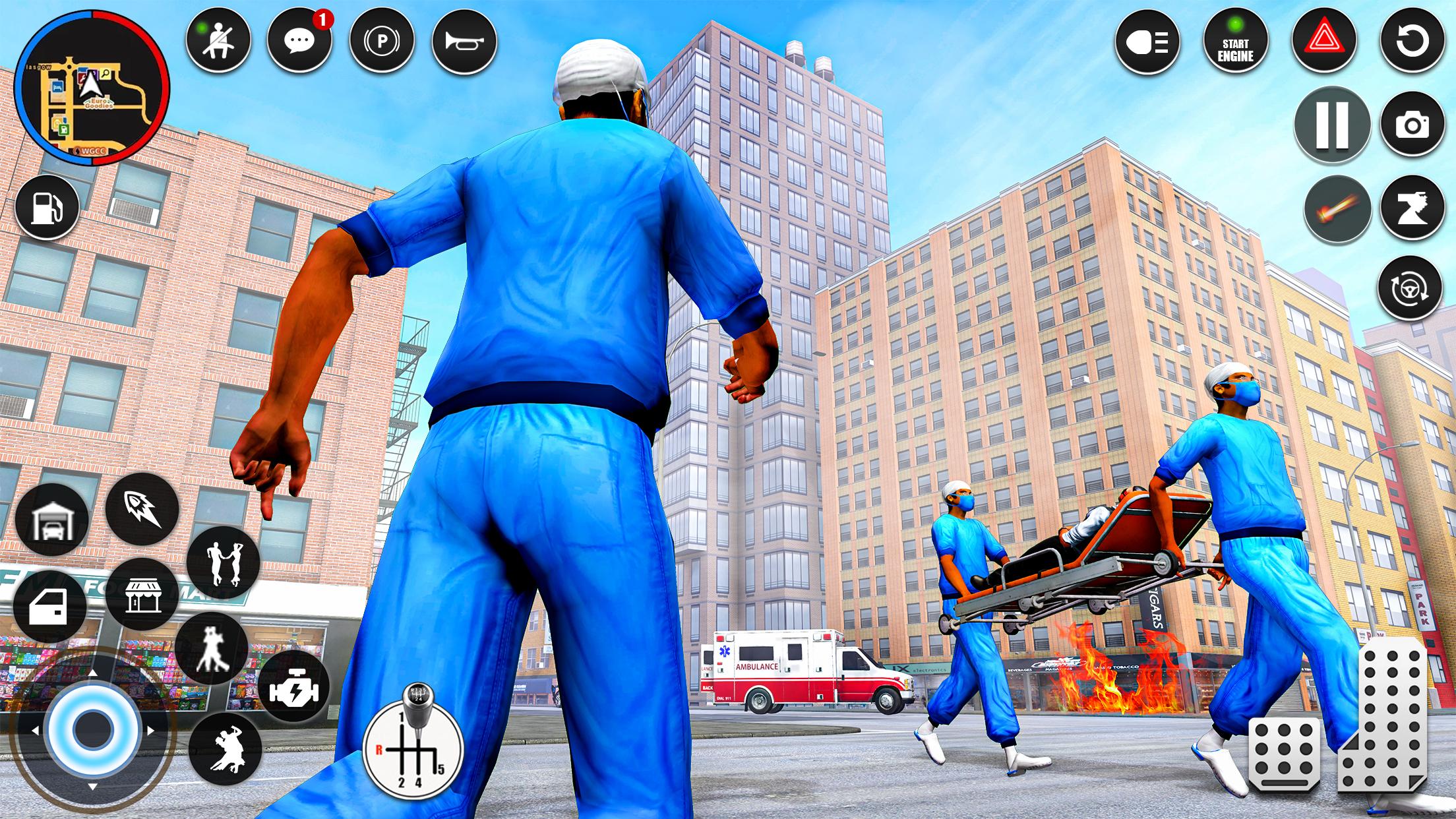 Скачать Ambulance Rescue Doctor Games на ПК | Официальный представитель  GameLoop