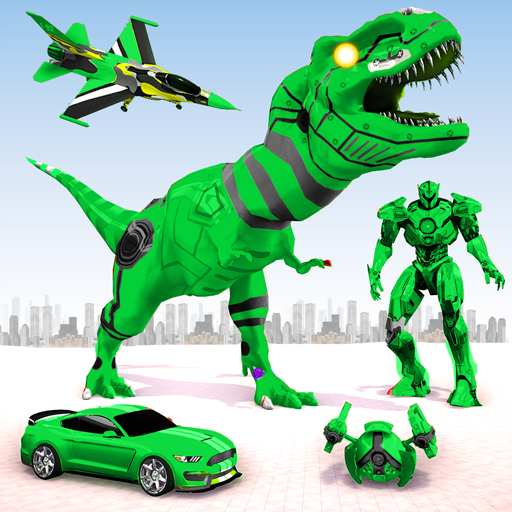 Army Dino Robot Car Games 3D
