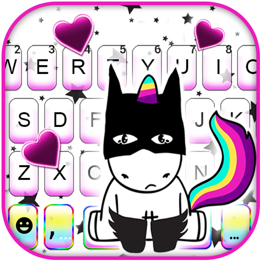 Tema Keyboard Bat Unicorn