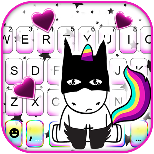 Tema Keyboard Bat Unicorn