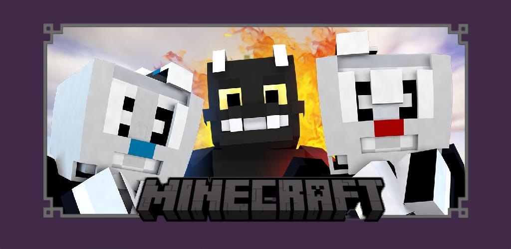 Download Cuphead and Mugman Mod MCPE pe android on PC