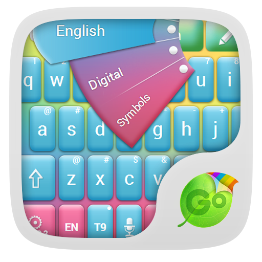 Bubbly GO Keyboard Theme