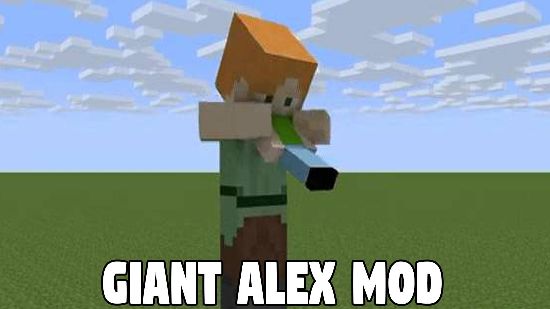 Download Giant Alex Mod Minecraft PE android on PC