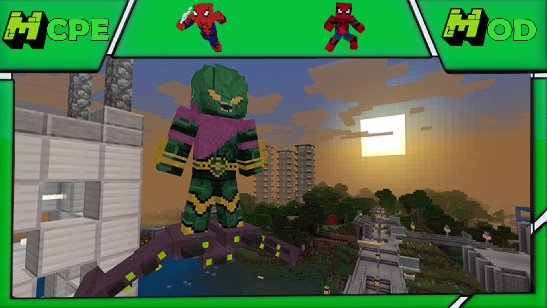 Download Minecraft Spider Man Mod PE android on PC