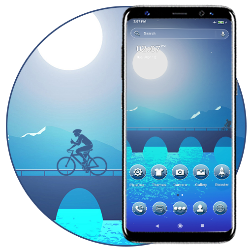 Night Moon Cycling Theme