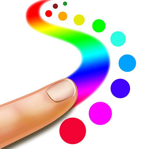 Jogo de pintura de dedo: color