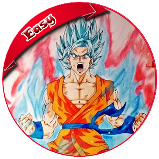 Como desenhar o Goku fácil Kaioken