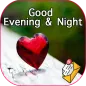 Good night evening message GIF