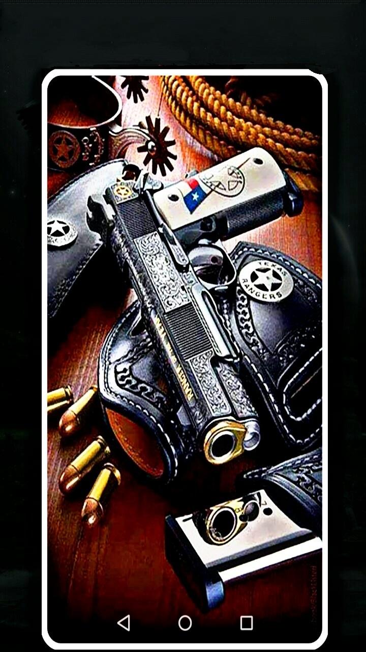 Download gun wallpaper lockscreen android on PC