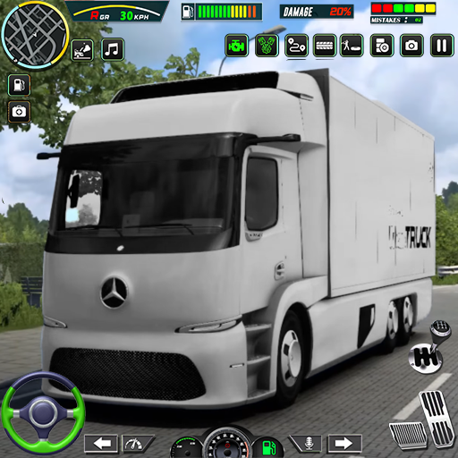 simulasi trak kargo moden