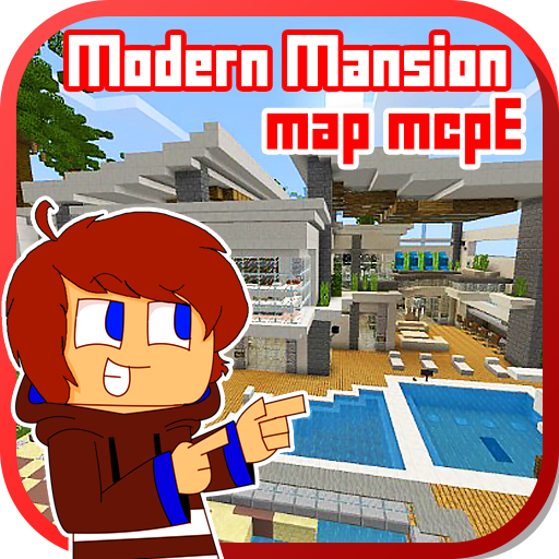 Modern Mansion Map for MCPE