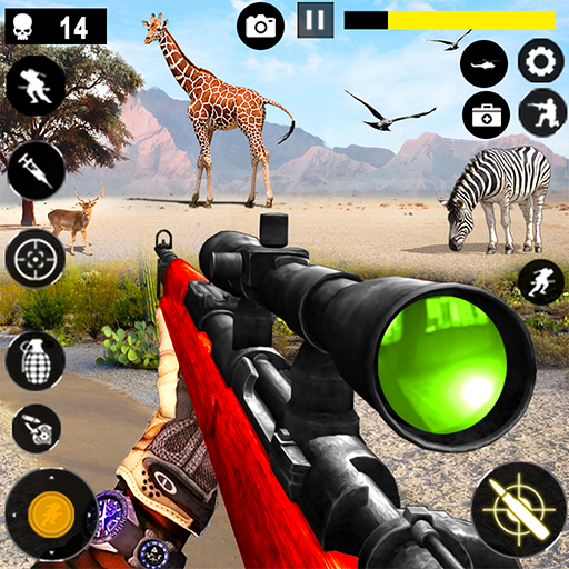 野生動物狩獵遊戲 3d
