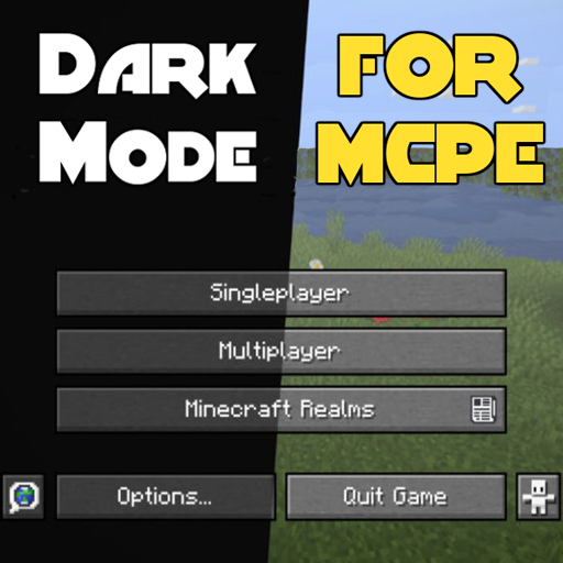 Dark Mode Mod for Minecraft PE