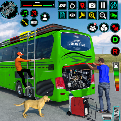 भारतीय बस ड्राइव गेम्स 3डी