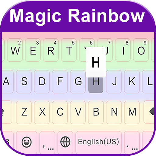 Magic Rainbow Keyboard Theme