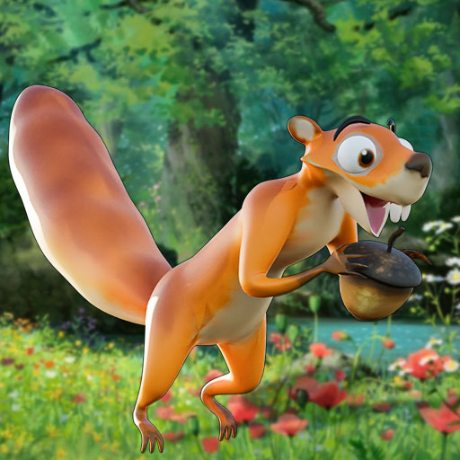 Esquilo Corre pela Vida
