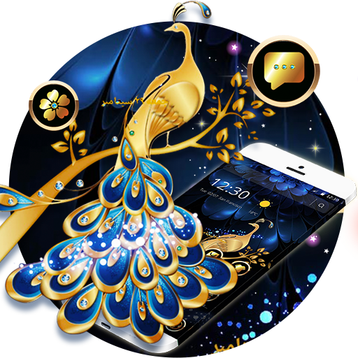 Gold Peacock Diamond Theme