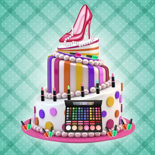 принцесса пекарня макияж торт - варя симулятор
