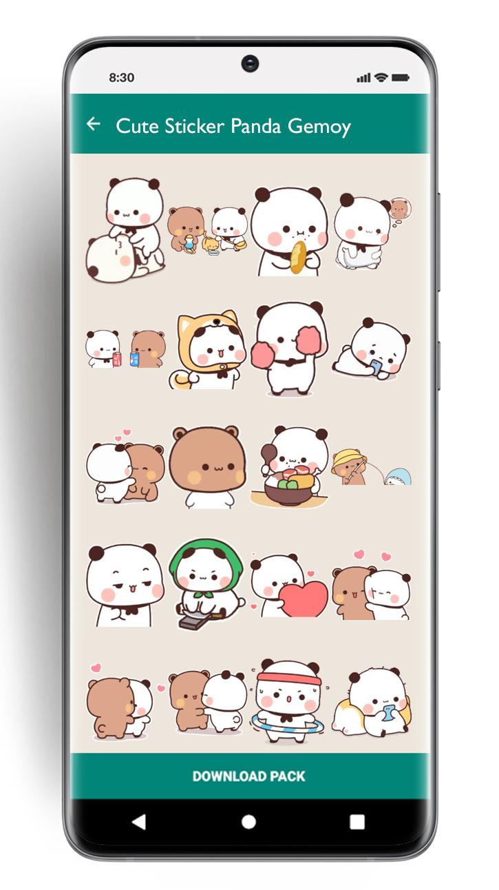 Tải xuống Cute Sticker Panda Gemoy Lucu trên PC | GameLoop chính thức