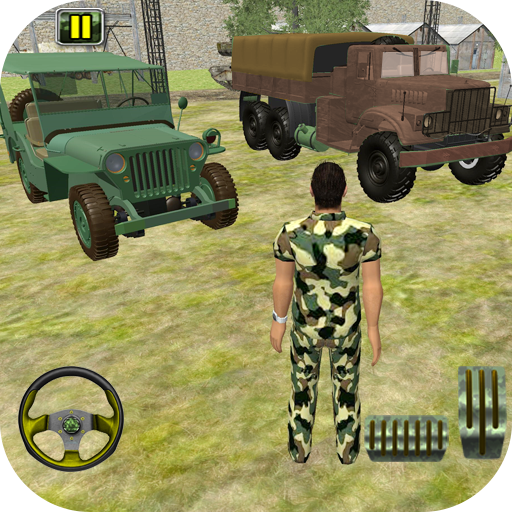 US Army Military Truck Driving