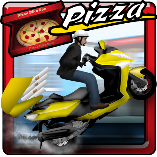 Pizza Bike Delivery Boy