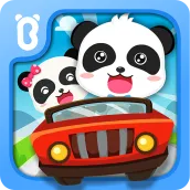 बेबी पांडा कार रेसिंग
