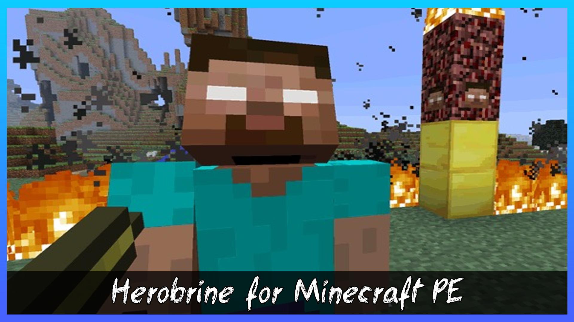 Download Herobrine Mod for Minecraft PE android on PC