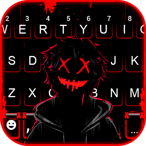 Creepy Maskman Keyboard Backgr