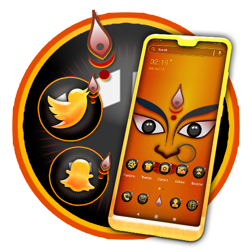 Durga Maa Theme Launcher