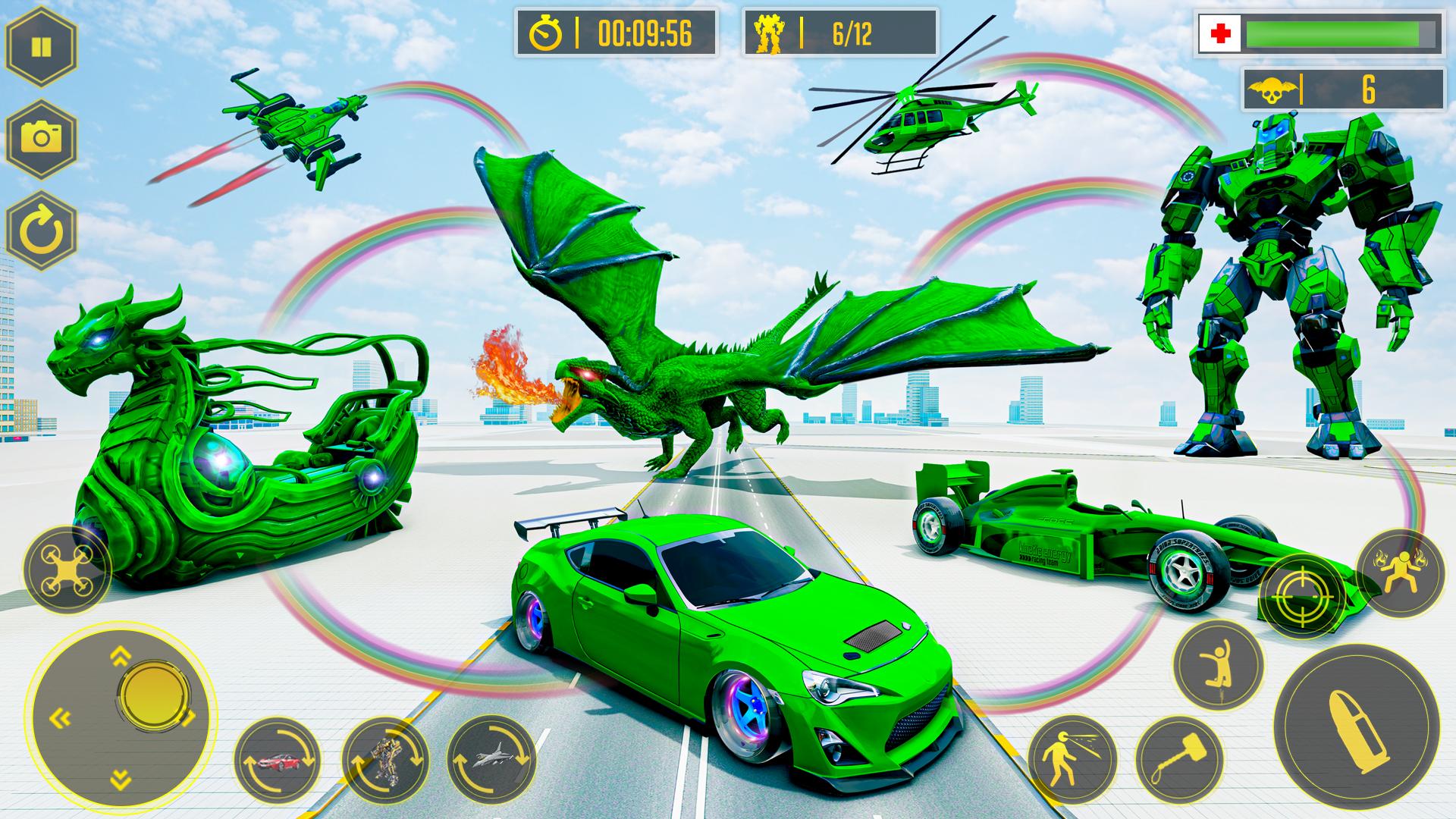 Download Dragon Robot Game - Robot Car android on PC