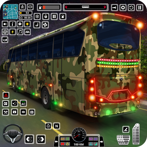 military bus simulator game 3d