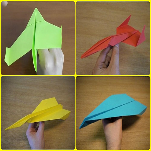 como fazer um avião de papel