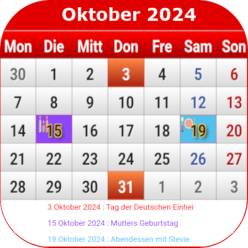 Deutsch Kalender 2024