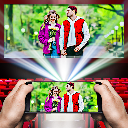 Mobile projector photo frames