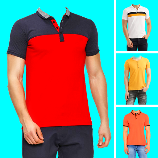 Men T shirt photo suit editor