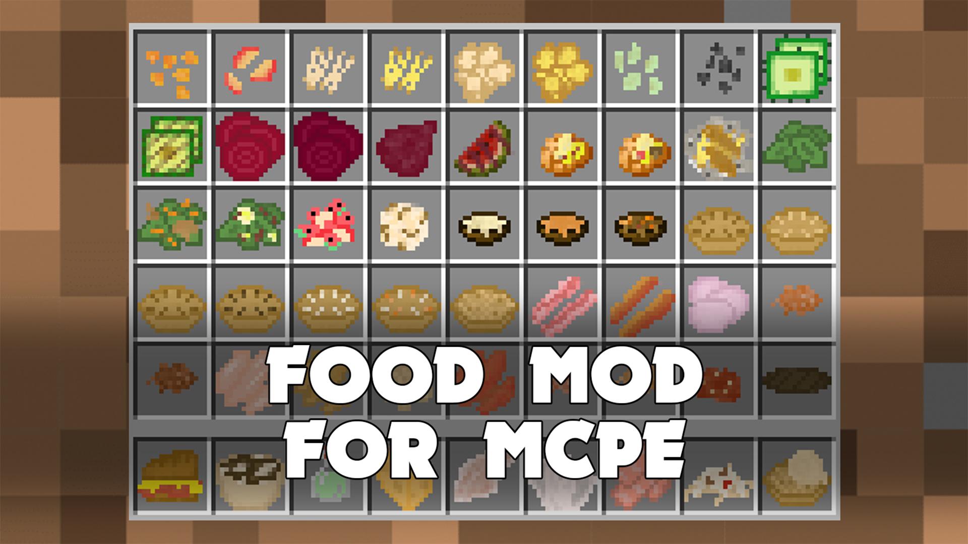 Скачать Food Mod for Minecraft PE на ПК | Официальный представитель GameLoop