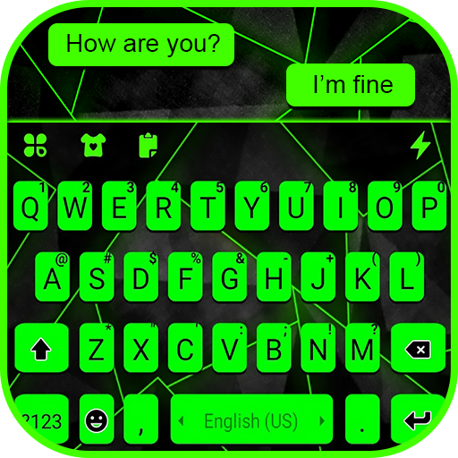 Neon Green SMS Theme
