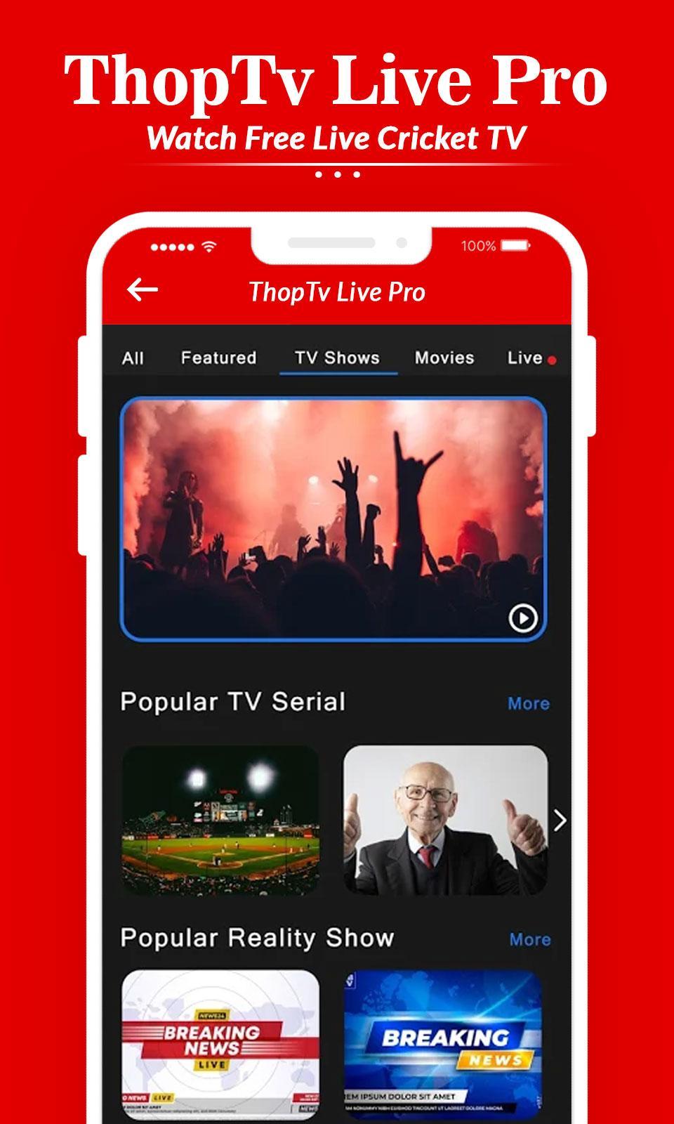 Thoptv for pc online watch hot sale