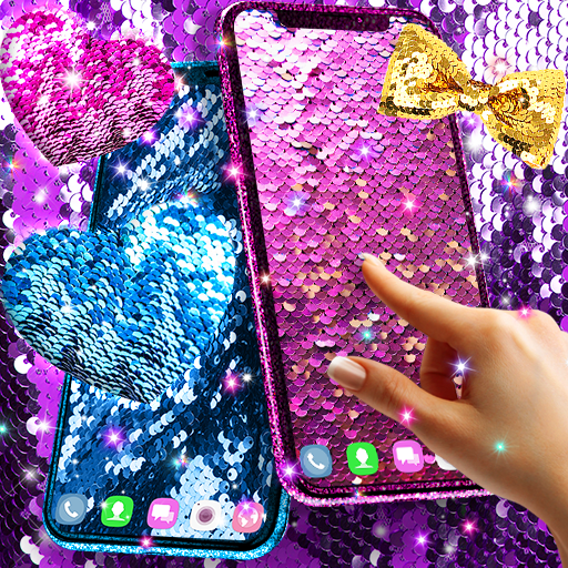 Sequin glitter live wallpaper