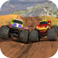 Monster Trucks Muddy Drag Race