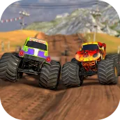 Monster Trucks Muddy Drag Race