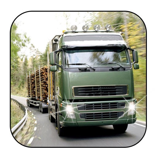 Modern Transporter Wood Cargo